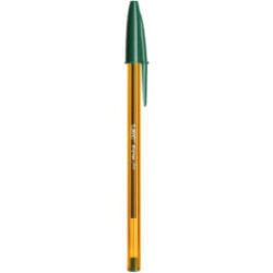 BIC Cristal Original Stylos-Bille Pointe Fine (0,8 mm) - Vert