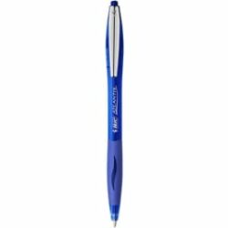 BIC Ecriture Atlantis Soft Stylos-Bille Retractables Pointe Moyenne (1,0 mm) - Encre Bleue