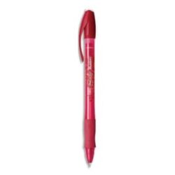 BIC Gel-ocity Illusion Stylos Gel Effaçables Pointe Moyenne (0,7 mm) - Rouge