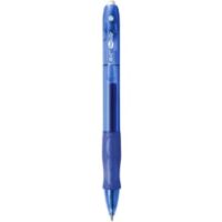 BIC Gel-ocity Stylos Gel Rétractables Pointe Moyenne (0,7 mm) - Bleu