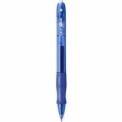BIC Gel-ocity Stylos Gel Rétractables Pointe Moyenne (0,7 mm) - Bleu