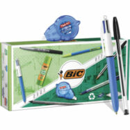 BIC Kit de télétravail 3 Stylo 1 Crayon 1 Porte-Mines 1 Marqueur Perm 1 Correcteur + 1 Recharge 1 Colle