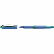 SCHNEIDER Roller à encre Vert avec pointe conique hybride 0.5 mm. Cap-off. Grip ergonomique caoutchouté.