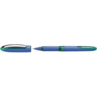 SCHNEIDER Roller à encre Vert avec pointe conique hybride 0.5 mm. Cap-off. Grip ergonomique caoutchouté.