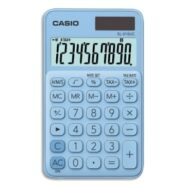 CASIO Calculatrice de poche 10 chiffres Bleue Claire SL-310UC-LB-S-EC