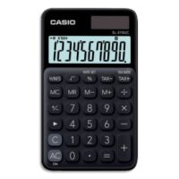 CASIO Calculatrice de poche 10 chiffres Noire SL-310UC-BK-S-EC