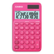 CASIO Calculatrice de poche 10 chiffres Rouge/Rose (Fuchsia) SL-310UC-RD-S-EC