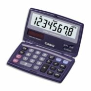 CASIO Calculatrice de poche pliable conversion euro SL100VER