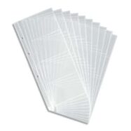 DURABLE Sachet 10 Recharges pour porte-cartes de visite Visifix - 80 cartes de visite 90 x 57 mm
