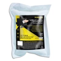 KINEON Recharge de 100 lingettes nettoyantes multi-surfaces pré-imprégnées anti-statiques
