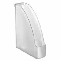 LEITZ Porte-revues Leitz Plus - Transparent - H30 x P27,8 cm - Dos 7,8 cm