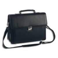 OBERTHUR Cartable rigide BRADFORD 2 compartiments - Dimensions : 38 x 13 x 29 cm coloris Noir