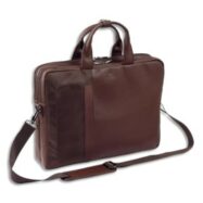 OBERTHUR Sacoche OREGON 2 compartiments, format 17,3'' - Dimensions : 43 x 10 x 33 cm coloris Brun