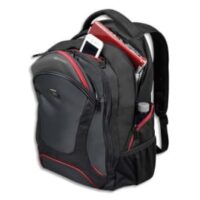 PORT DESIGNS Sac à dos Courchevel Back Pack 17,3'' en nylon 600D - Dimensions : L36 x H55 x P22 cm Noir