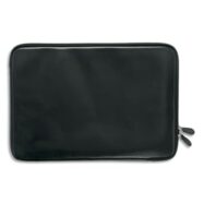 QUO VADIS Housse ordinateur Satiny 35x30x25cm cuir de vachette satin. Pour écran 15 pouces. Coloris noir