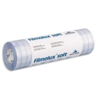 FILMOLUX Film adhésif repositionnable, transparent brillant 0,41x25m, 70 microns