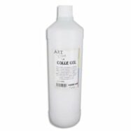 ART PLUS Flacon de 1 litre de colle gel transparente lavable, ne coule pas