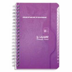 CALLIGRAPHE Répertoire spirale 70g 100 pages petits carreaux format 9x14-CALLIGRAPHE 7000