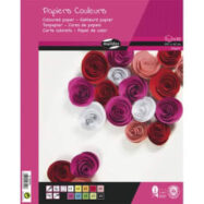 CLAIREFONTAINE Bloc de 30 feuilles de papier couleur 120g format A3 assorties