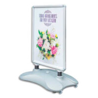 DEFLECTO Stop trottoir avec pied réservoir A1 PPA100S