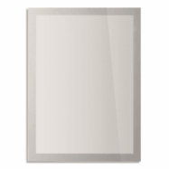 DURABLE Sachet de 2 Cadres d'affichage Sun contour argenté, anti UV repositionnable, ft A4 L23,4xH32,1 cm