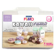 GRAINE CREATIVE Coffret gourmandise Kawai Fimo composé de : pain, peinture, crayon, transfert, accessoire