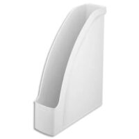 LEITZ Porte revues Leitz Plus - Blanc - H30 x P27,8 cm - Dos 7,8 cm