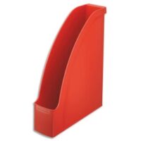 LEITZ Porte revues Leitz Plus - Rouge clair - H30 x P27,8 cm - Dos 7,8 cm