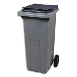 ROSSIGNOL Conteneur mobile Korok 120 litres Gris anthracite, en polyéthylène, prise frontale