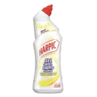 HARPIC Flacon 750 ml Eclat et Blancheur gel javel pour toilette, parfumé citron pamplemousse