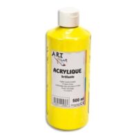 ART PLUS Acrylique brillante 500ml Jaune primaire
