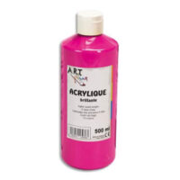 ART PLUS Acrylique brillante 500ml Rouge primaire