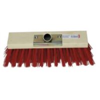 BROSSERIE THOMAS Balai cantonnier d'extérieur monture bois fibre PVC douille en métal Largeur 30 cm