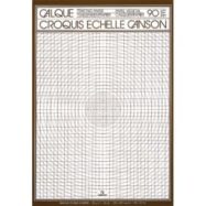 CANSON Bloc de papier calque croquis échelle 50 feuilles 90g A3 Ref-17144