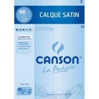 CANSON Pochette de 10 feuilles papier calque satin 90g A3 Ref-17153