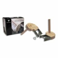 CLAIREFONTAINE Dérouleur papier cadeau en bois ajustable à tout type de largeur de rouleaux