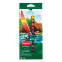 DERWENT ACADEMY Set de 12 tubes 12ml de peinture à l'huile assortie