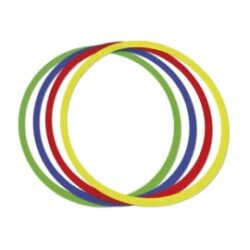 FIRST LOISIRS Lot de 12 cerceaux extra-plas diamètre 45 cm, 4 couleurs assorties