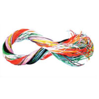 FIRST LOISIRS Sachet de 200 Scoubidous, longueur 80 cm, 10 coul ass