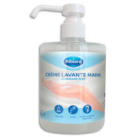 ALBIORE Flacon poussoir de 500 ml crème lavante pour les mains
