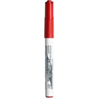 BIC Velleda 1741 Feutres pour Tableau Blanc Effaçables à Sec, Pointe Conique Moyenne - Rouge