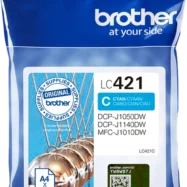 BROTHER Cartouche jet d'encre cyan LC421C