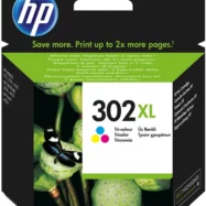 HP 302XL Cartouche d'Encre Trois Couleurs grande capacité Authentique (F6U67AE)