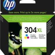 HP 304XL Cartouche d'Encre Trois Couleurs grande capacité Authentique (N9K07AE)