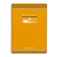 CONQUERANT C7 Cahier reliure spirale 21x29,7 cm 100 pages 70g grands carreaux Seyès