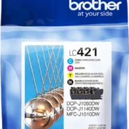 BROTHER Lot de 4 cartouches jet d'encre LC421VAL