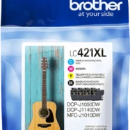 BROTHER Lot de 4 cartouches jet d'encre XL LC421XL
