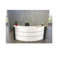 Comptoir arrondi BARI, (L)2.550x(P)1.200 mm