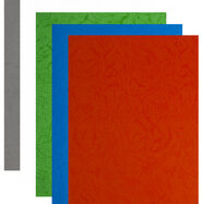 pavo Plats de couverture, grain cuir, A4, rouge