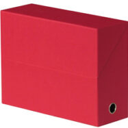 Oxford Boîte transfert toilée, format A4, rouge